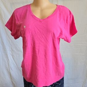 Fresh Produce Vivid Pink Short Sleeve Tee